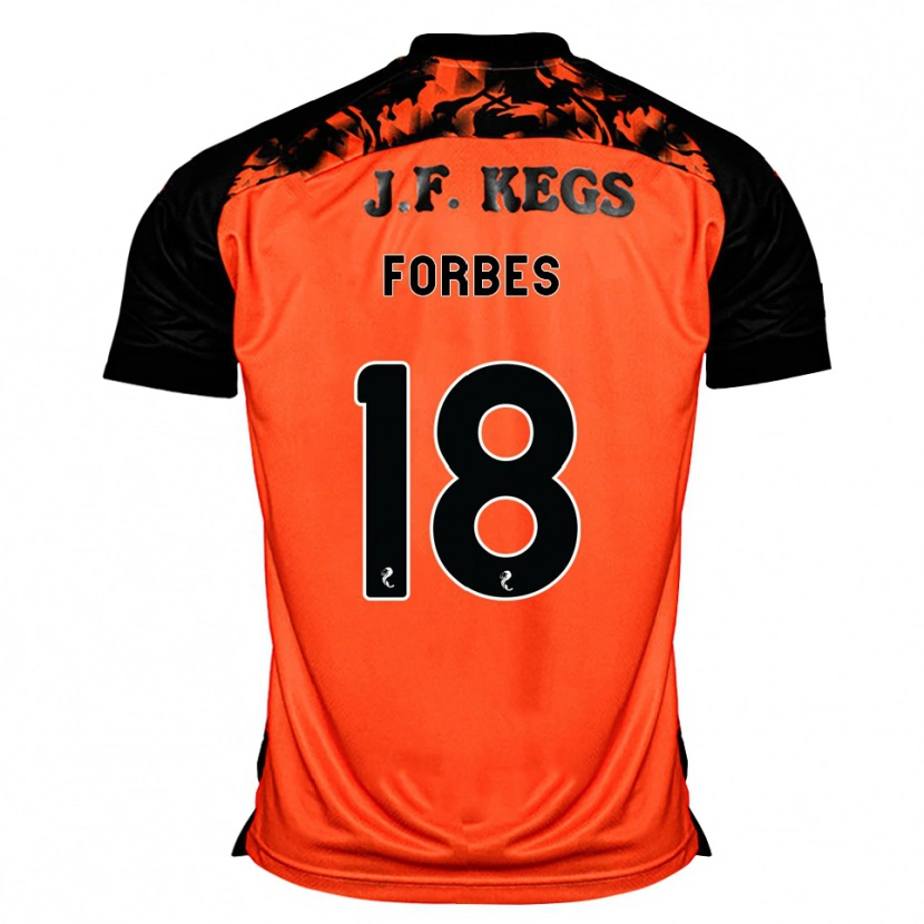 Danxen Herren Michael Forbes #18 Orange Schwarz Weiß Heimtrikot Trikot 2026/27 T-Shirt Österreich