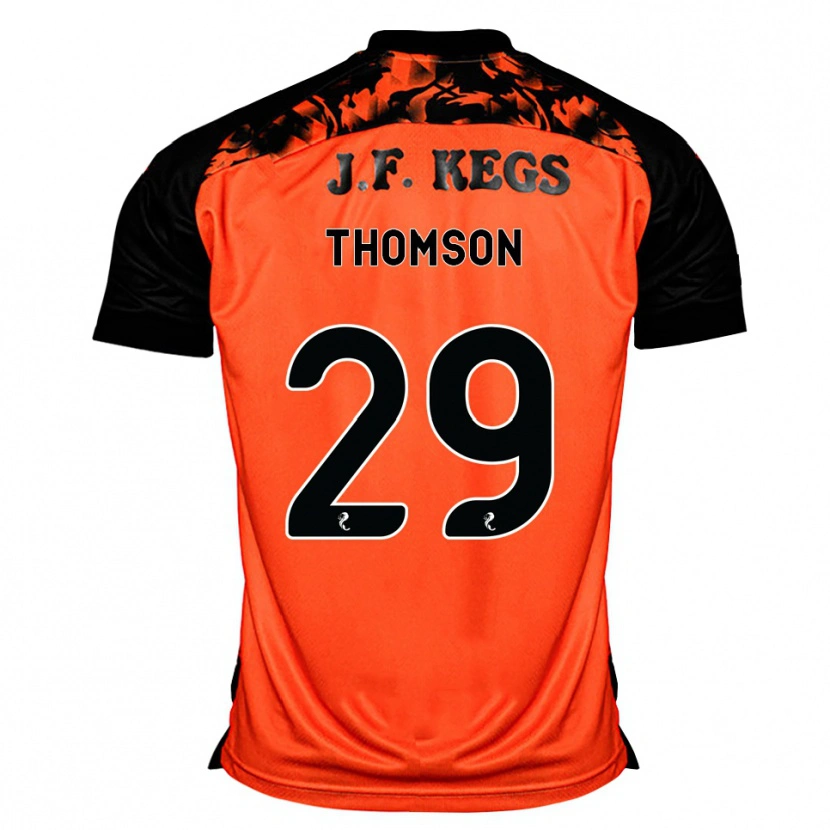 Danxen Herren Miller Thomson #29 Orange Schwarz Weiß Heimtrikot Trikot 2026/27 T-Shirt Österreich