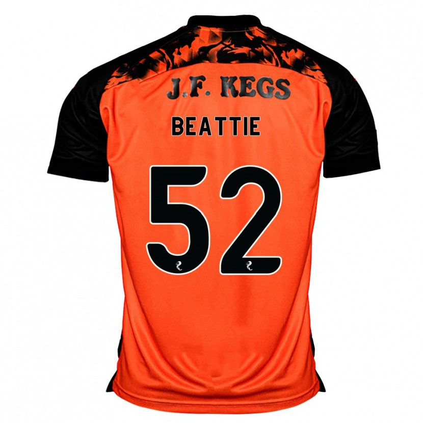 Danxen Herren Calvin Beattie #52 Orange Schwarz Weiß Heimtrikot Trikot 2026/27 T-Shirt Österreich