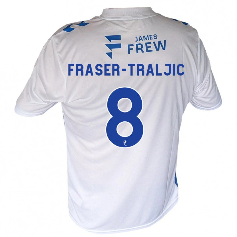 Danxen Herren Kali Fraser-Traljic #8 Königsblau Weiß Heimtrikot Trikot 2026/27 T-Shirt Österreich