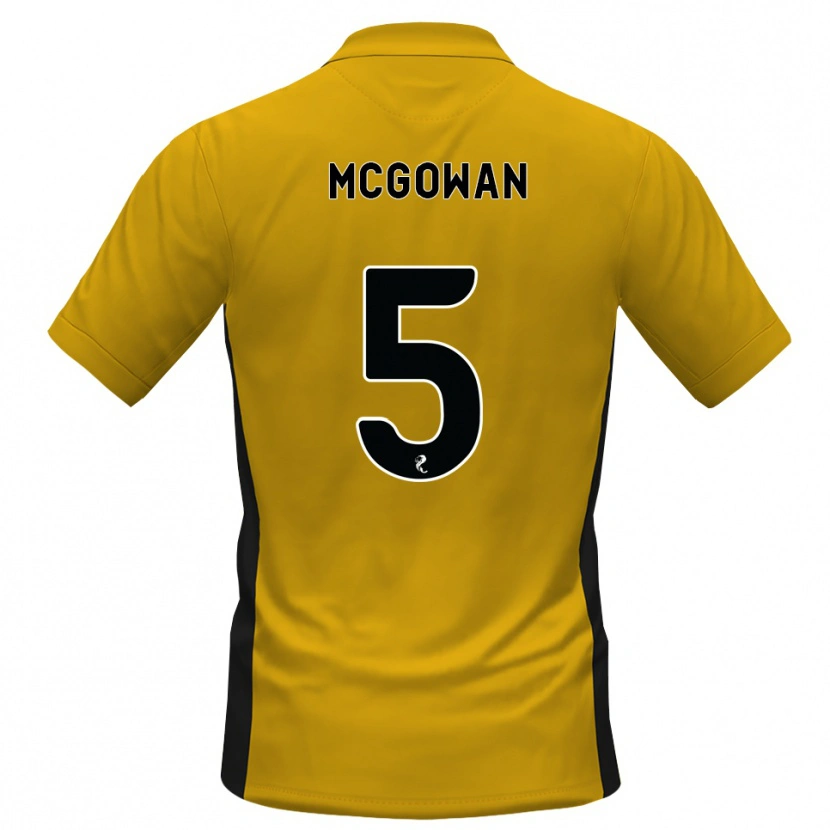 Danxen Herren Ryan Mcgowan #5 Orange Schwarz Heimtrikot Trikot 2026/27 T-Shirt Österreich
