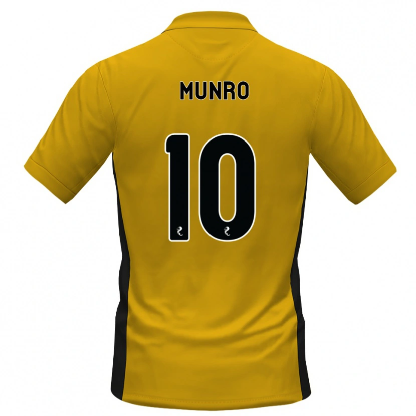 Danxen Herren Vhairi Munro #10 Orange Schwarz Heimtrikot Trikot 2026/27 T-Shirt Österreich