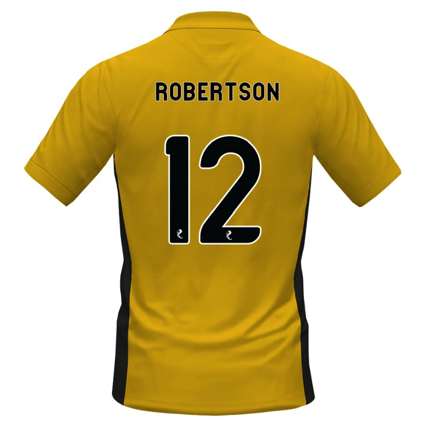 Danxen Herren Mitchell Robertson #12 Orange Schwarz Heimtrikot Trikot 2026/27 T-Shirt Österreich