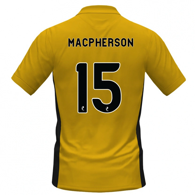 Danxen Herren Cammy Macpherson #15 Orange Schwarz Heimtrikot Trikot 2026/27 T-Shirt Österreich