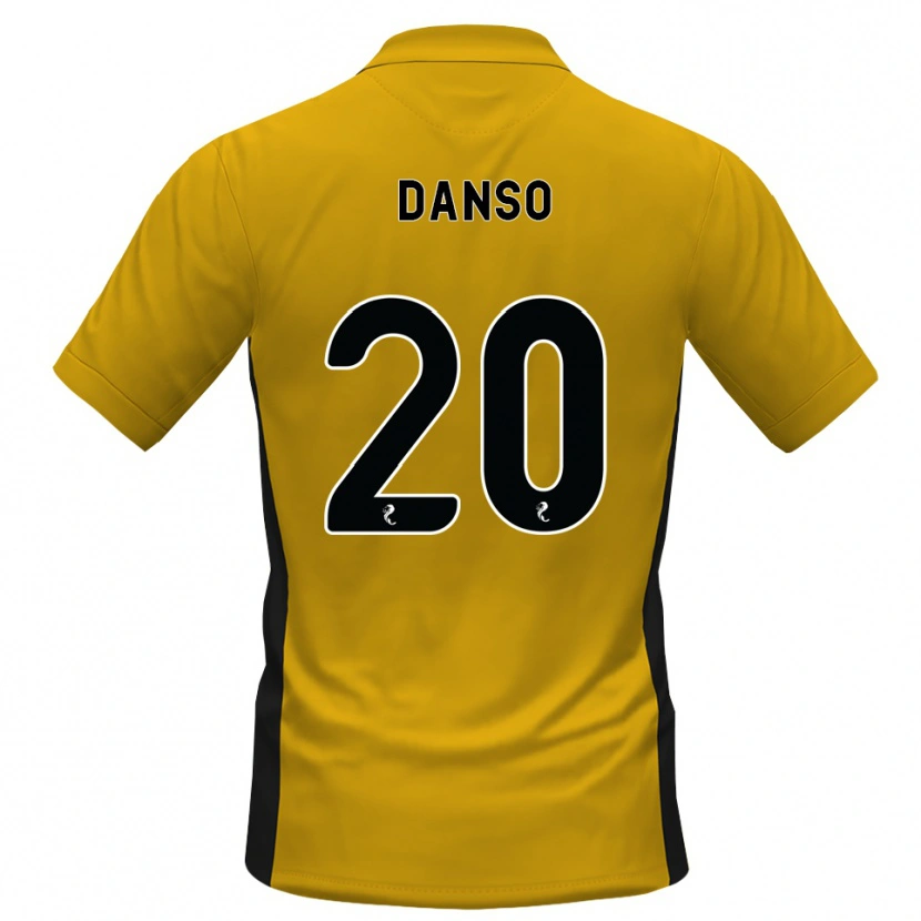 Danxen Herren Emmanuel Danso #20 Orange Schwarz Heimtrikot Trikot 2026/27 T-Shirt Österreich