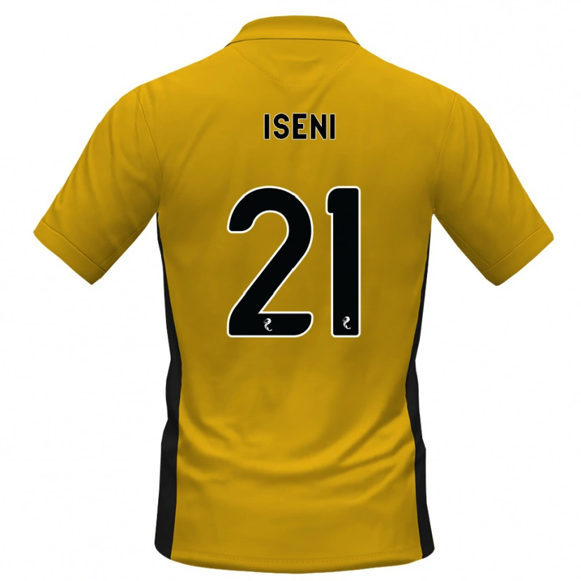 Danxen Herren Besir Iseni #21 Orange Schwarz Heimtrikot Trikot 2026/27 T-Shirt Österreich