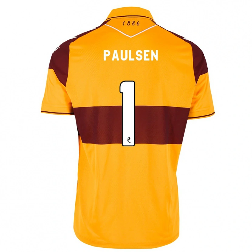 Danxen Herren Alex Paulsen #1 Maroon Orange Heimtrikot Trikot 2026/27 T-Shirt Österreich