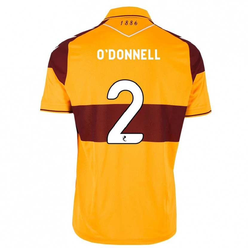 Danxen Herren Stephen O'donnell #2 Maroon Orange Heimtrikot Trikot 2026/27 T-Shirt Österreich