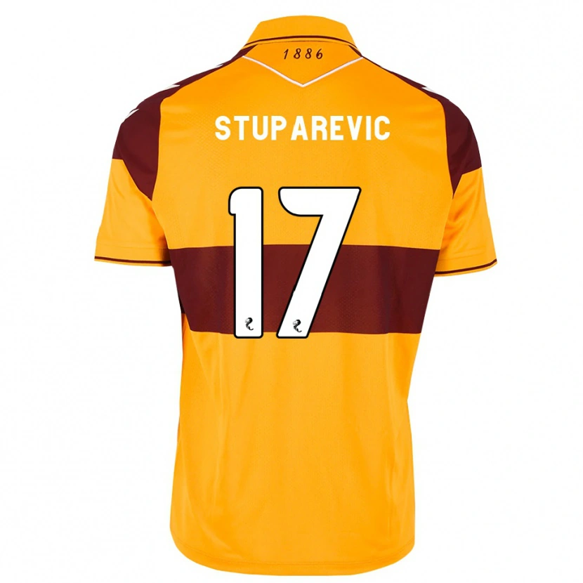 Danxen Herren Filip Stuparevic #17 Maroon Orange Heimtrikot Trikot 2026/27 T-Shirt Österreich