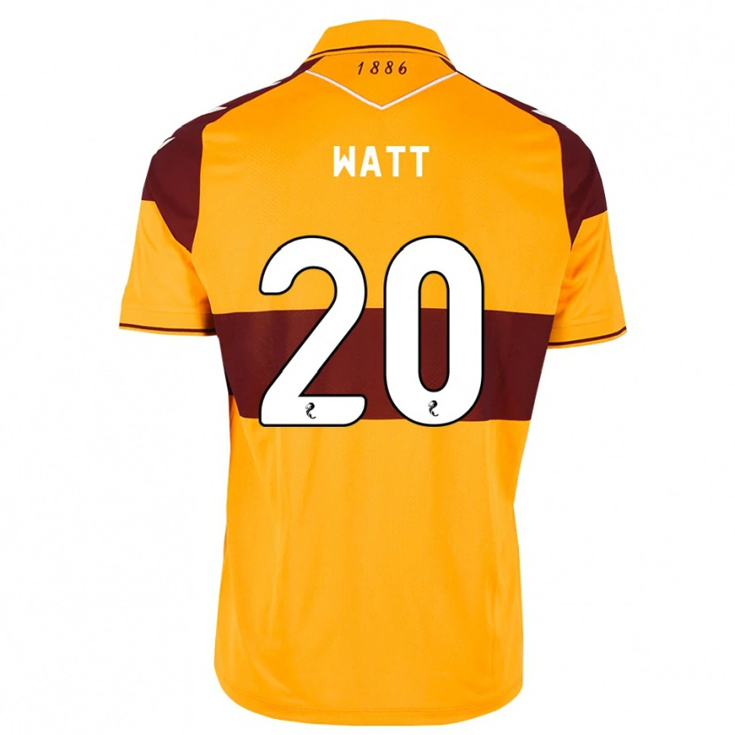 Danxen Herren Elliot Watt #20 Maroon Orange Heimtrikot Trikot 2026/27 T-Shirt Österreich