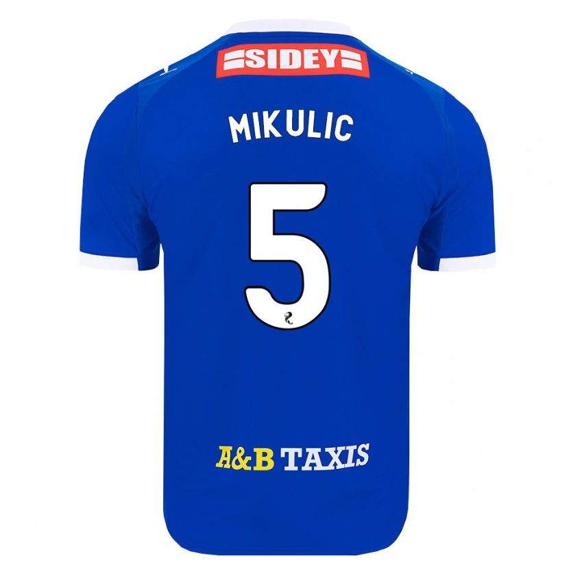 Danxen Herren Bozo Mikulic #5 Blau Rot Gelb Heimtrikot Trikot 2026/27 T-Shirt Österreich
