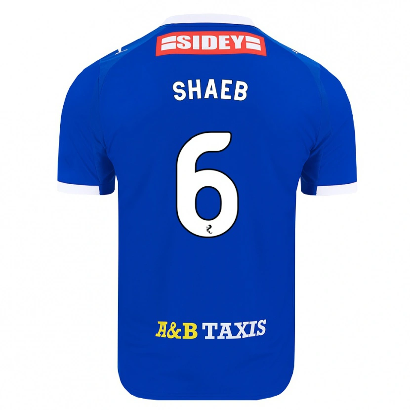 Danxen Herren Adam Shaeb #6 Blau Rot Gelb Heimtrikot Trikot 2026/27 T-Shirt Österreich