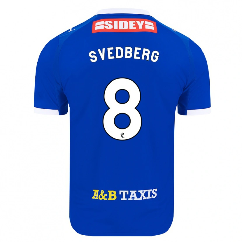 Danxen Herren Jonathan Svedberg #8 Blau Rot Gelb Heimtrikot Trikot 2026/27 T-Shirt Österreich