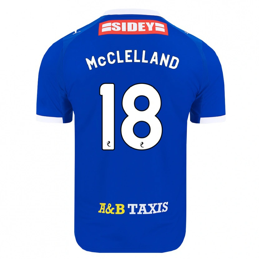Danxen Herren Sam Mcclelland #18 Blau Rot Gelb Heimtrikot Trikot 2026/27 T-Shirt Österreich