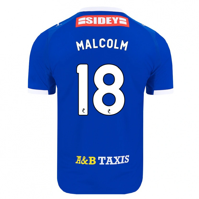 Danxen Herren Jodie Malcolm #18 Blau Rot Gelb Heimtrikot Trikot 2026/27 T-Shirt Österreich