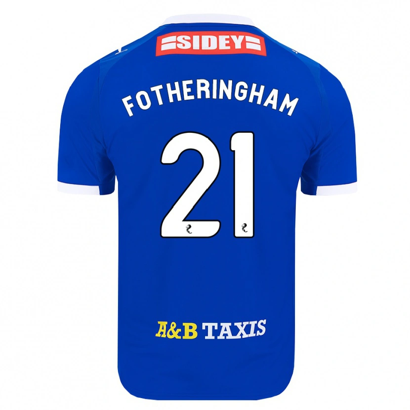 Danxen Herren Kai Fotheringham #21 Blau Rot Gelb Heimtrikot Trikot 2026/27 T-Shirt Österreich