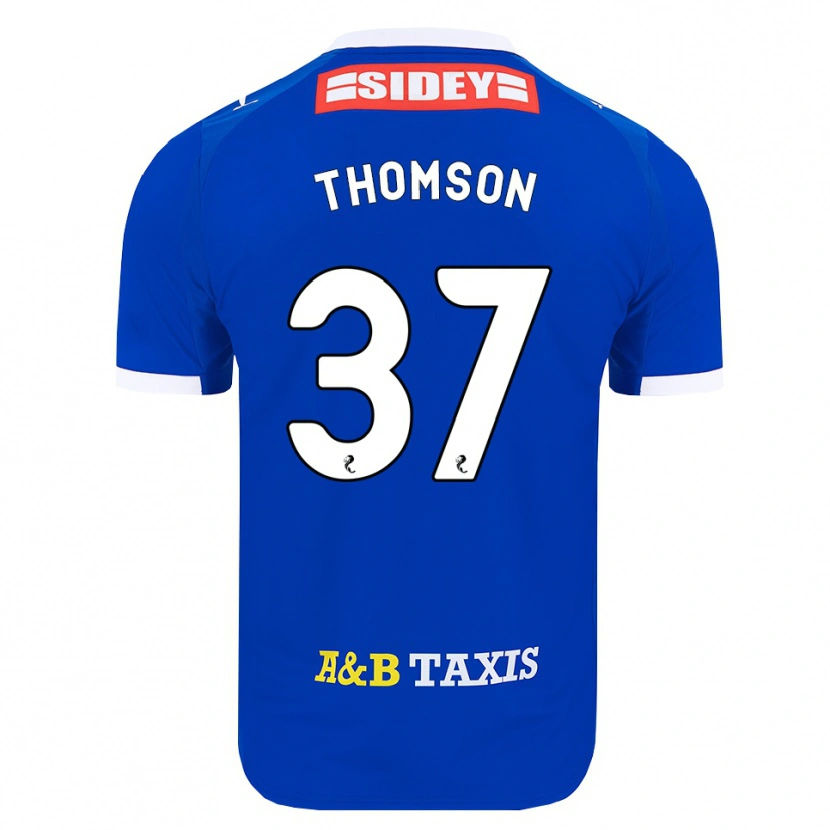 Danxen Herren Kyle Thomson #37 Blau Rot Gelb Heimtrikot Trikot 2026/27 T-Shirt Österreich