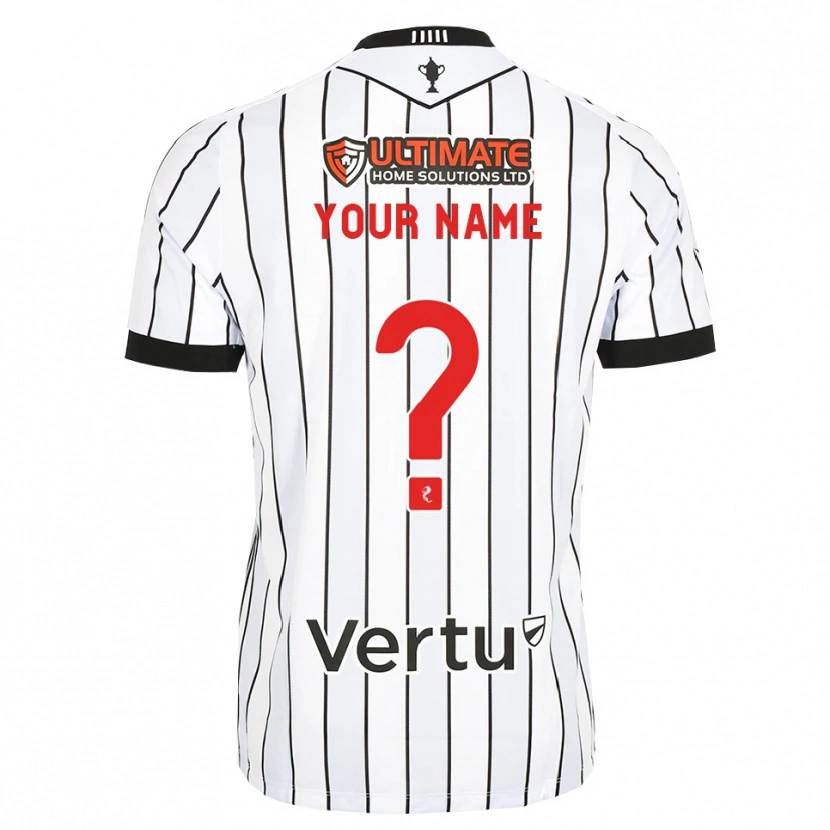 Danxen Herren Ihren Namen #0 Weiß Schwarz Rot Heimtrikot Trikot 2026/27 T-Shirt Österreich