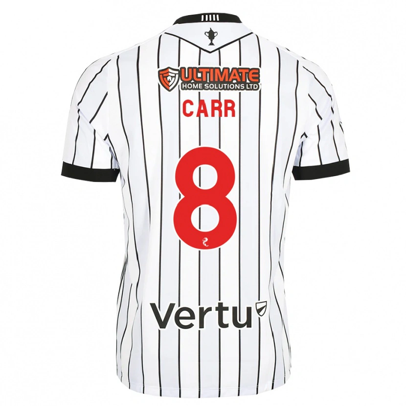 Danxen Herren Ryan Carr #8 Weiß Schwarz Rot Heimtrikot Trikot 2026/27 T-Shirt Österreich