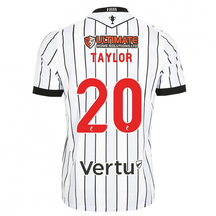Danxen Herren Fraser Taylor #20 Weiß Schwarz Rot Heimtrikot Trikot 2026/27 T-Shirt Österreich