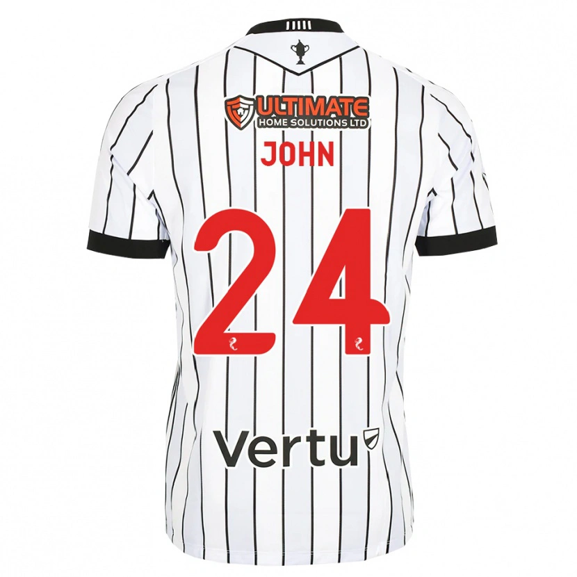 Danxen Herren Declan John #24 Weiß Schwarz Rot Heimtrikot Trikot 2026/27 T-Shirt Österreich
