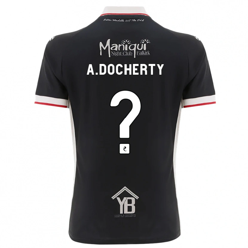 Danxen Herren Aimie Docherty #0 Schwarz Weiß Rot Heimtrikot Trikot 2026/27 T-Shirt Österreich