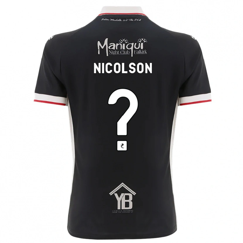 Danxen Herren Amanda Nicolson #0 Schwarz Weiß Rot Heimtrikot Trikot 2026/27 T-Shirt Österreich