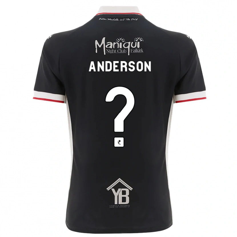 Danxen Herren Brogan Anderson #0 Schwarz Weiß Rot Heimtrikot Trikot 2026/27 T-Shirt Österreich