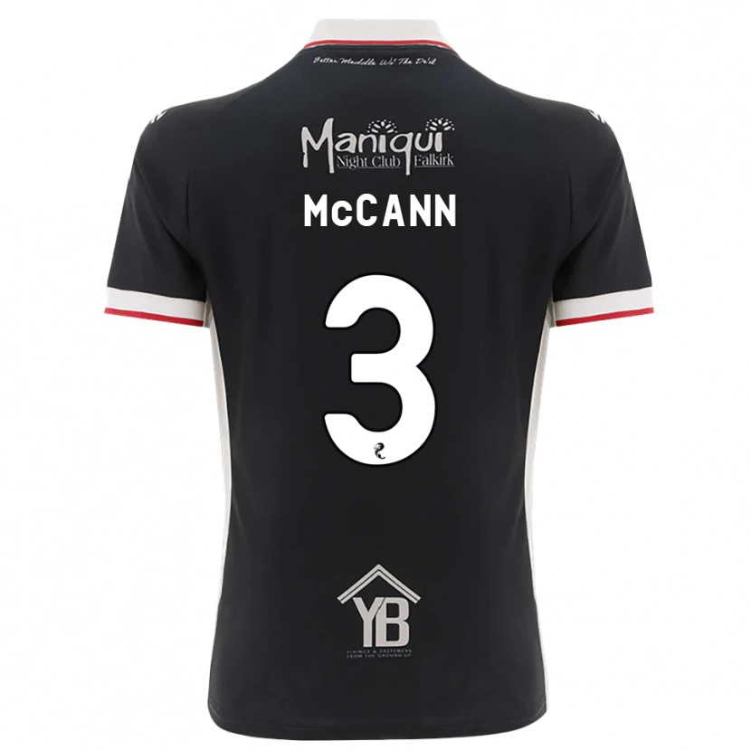 Danxen Herren Leon Mccann #3 Schwarz Weiß Rot Heimtrikot Trikot 2026/27 T-Shirt Österreich