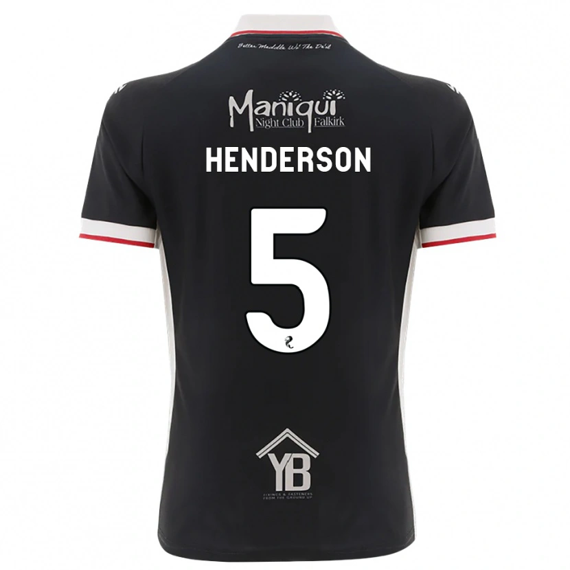 Danxen Herren Liam Henderson #5 Schwarz Weiß Rot Heimtrikot Trikot 2026/27 T-Shirt Österreich