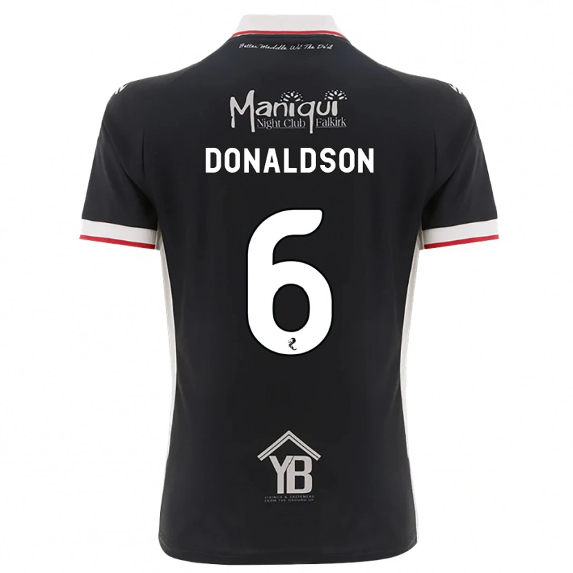Danxen Herren Coll Donaldson #6 Schwarz Weiß Rot Heimtrikot Trikot 2026/27 T-Shirt Österreich