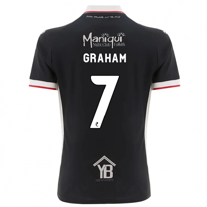 Danxen Herren Brian Graham #7 Schwarz Weiß Rot Heimtrikot Trikot 2026/27 T-Shirt Österreich