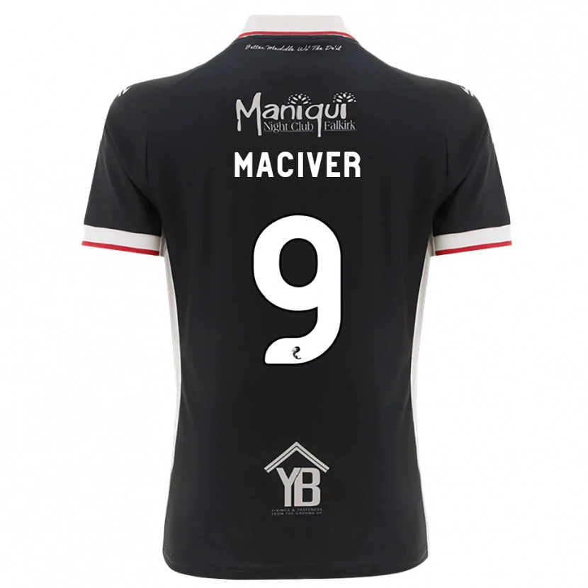 Danxen Herren Ross Maciver #9 Schwarz Weiß Rot Heimtrikot Trikot 2026/27 T-Shirt Österreich