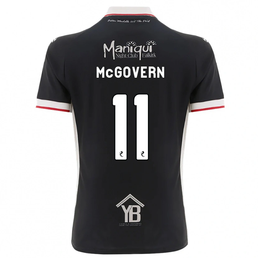 Danxen Herren Paul Mcgovern #11 Schwarz Weiß Rot Heimtrikot Trikot 2026/27 T-Shirt Österreich