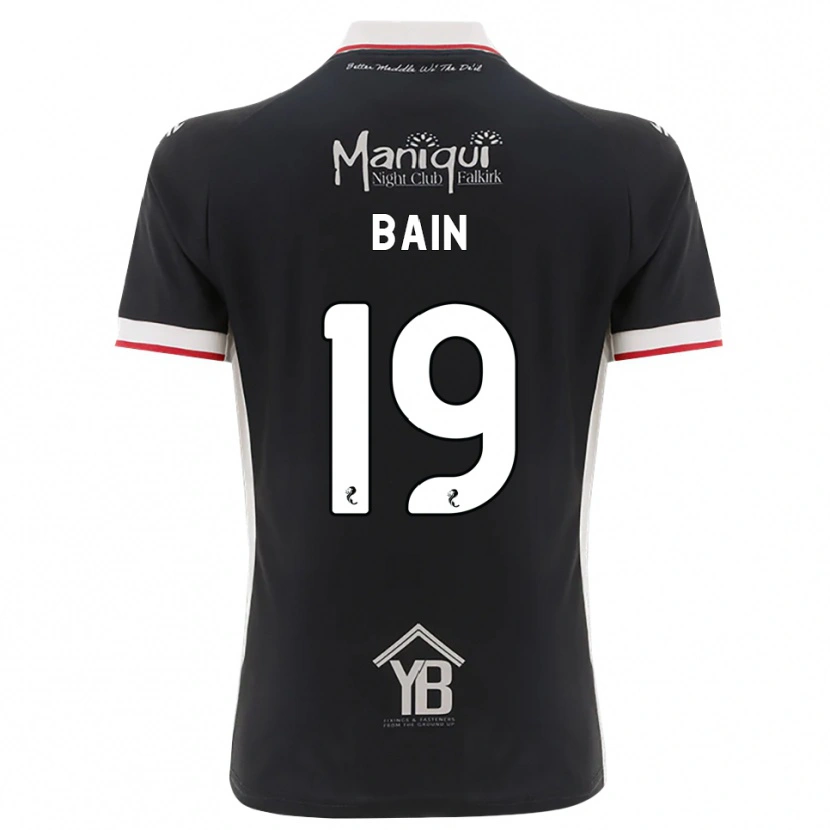 Danxen Herren Scott Bain #19 Schwarz Weiß Rot Heimtrikot Trikot 2026/27 T-Shirt Österreich