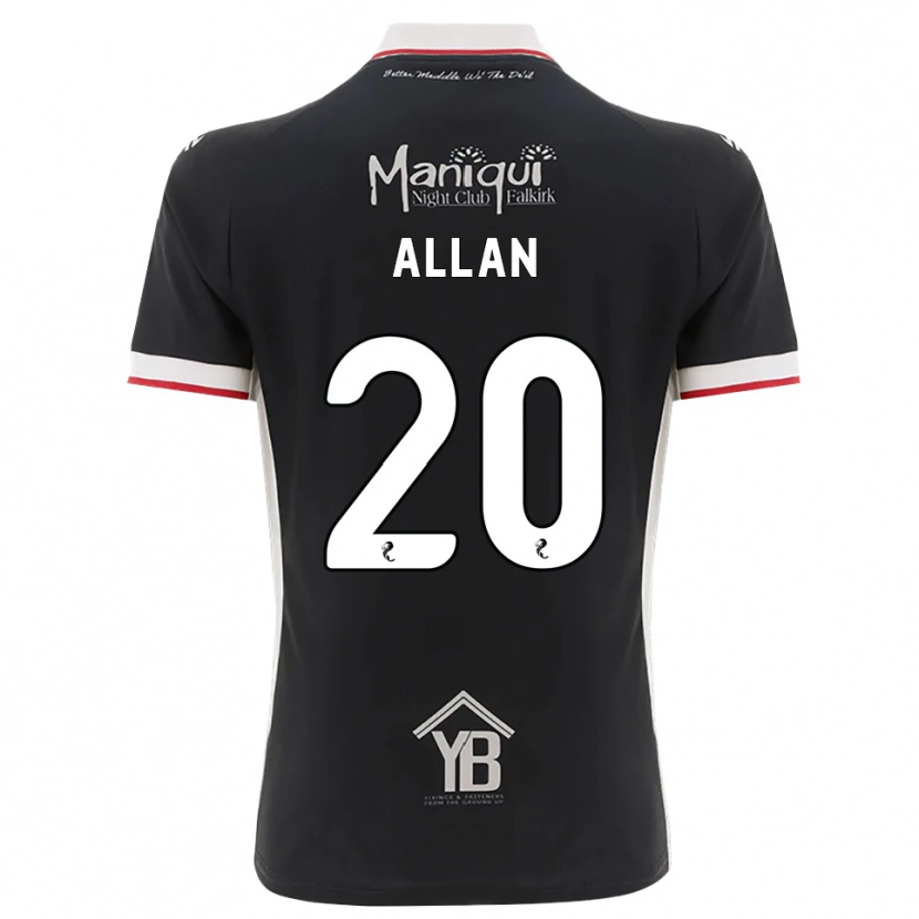 Danxen Herren Connor Allan #20 Schwarz Weiß Rot Heimtrikot Trikot 2026/27 T-Shirt Österreich