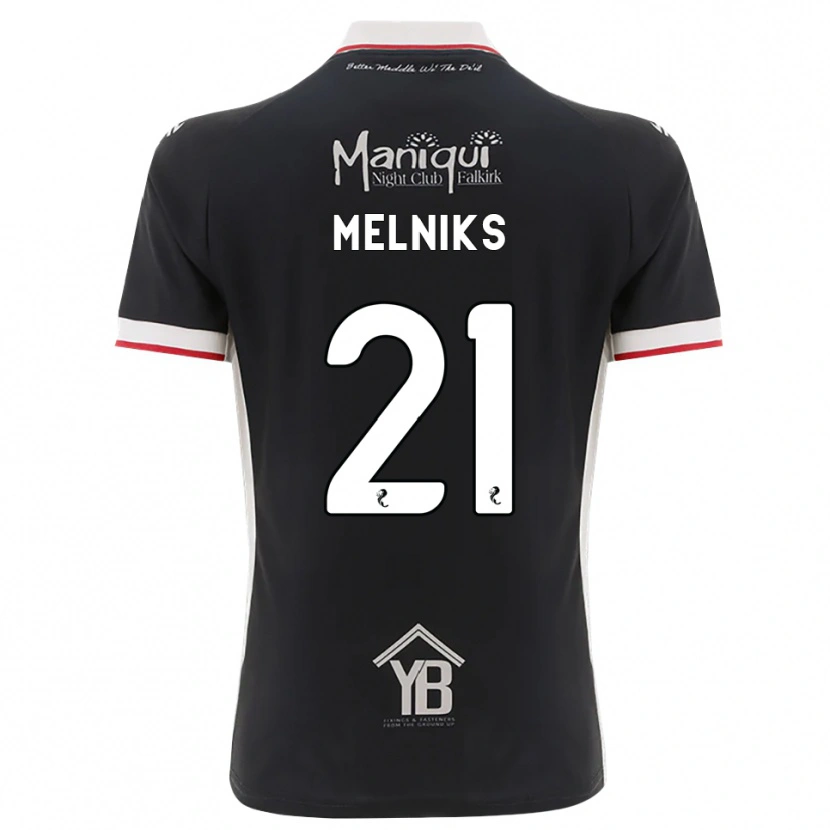 Danxen Herren Deniss Melniks #21 Schwarz Weiß Rot Heimtrikot Trikot 2026/27 T-Shirt Österreich