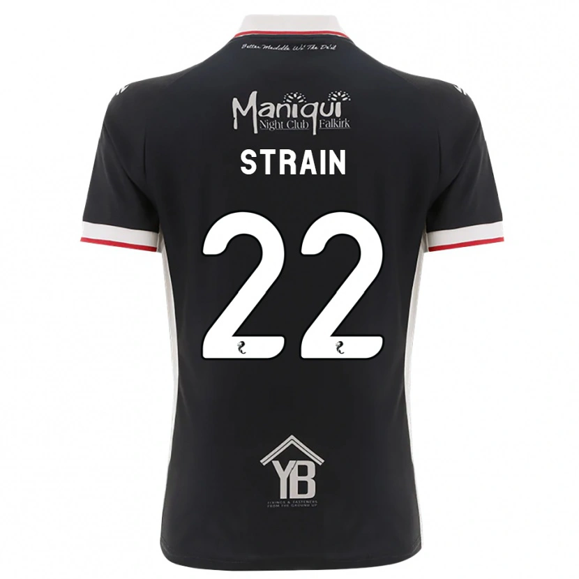 Danxen Herren Ryan Strain #22 Schwarz Weiß Rot Heimtrikot Trikot 2026/27 T-Shirt Österreich