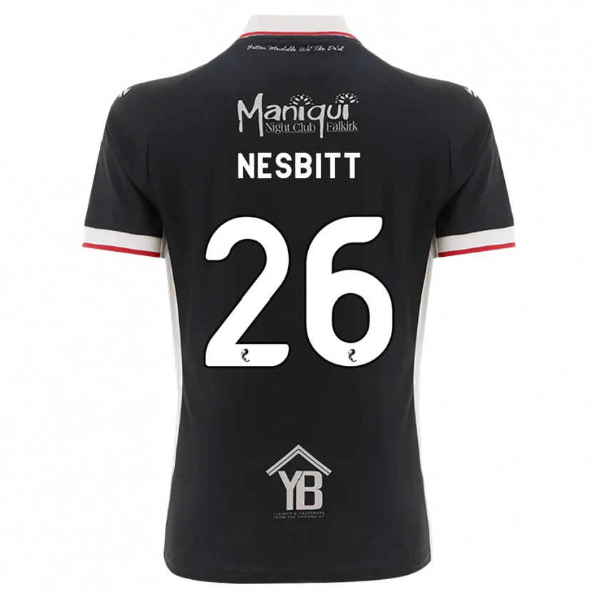 Danxen Herren Aidan Nesbitt #26 Schwarz Weiß Rot Heimtrikot Trikot 2026/27 T-Shirt Österreich