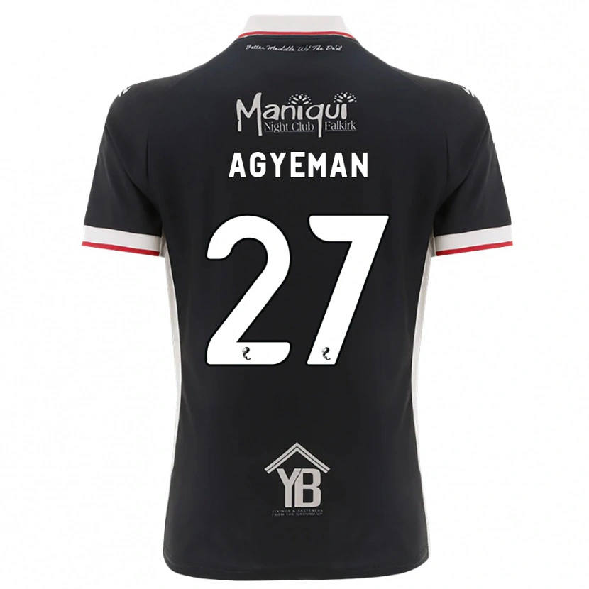 Danxen Herren Alfie Agyeman #27 Schwarz Weiß Rot Heimtrikot Trikot 2026/27 T-Shirt Österreich