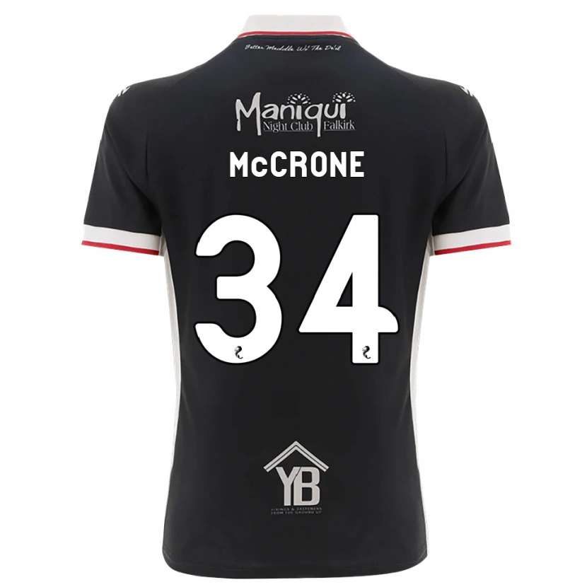 Danxen Herren Caelan Mccrone #34 Schwarz Weiß Rot Heimtrikot Trikot 2026/27 T-Shirt Österreich