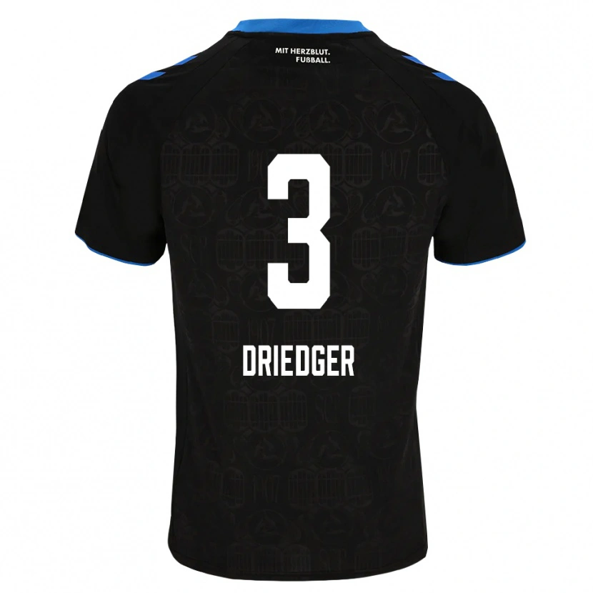 Danxen Herren Julian Driedger #3 Schwarz Weiß Rot Heimtrikot Trikot 2026/27 T-Shirt Österreich