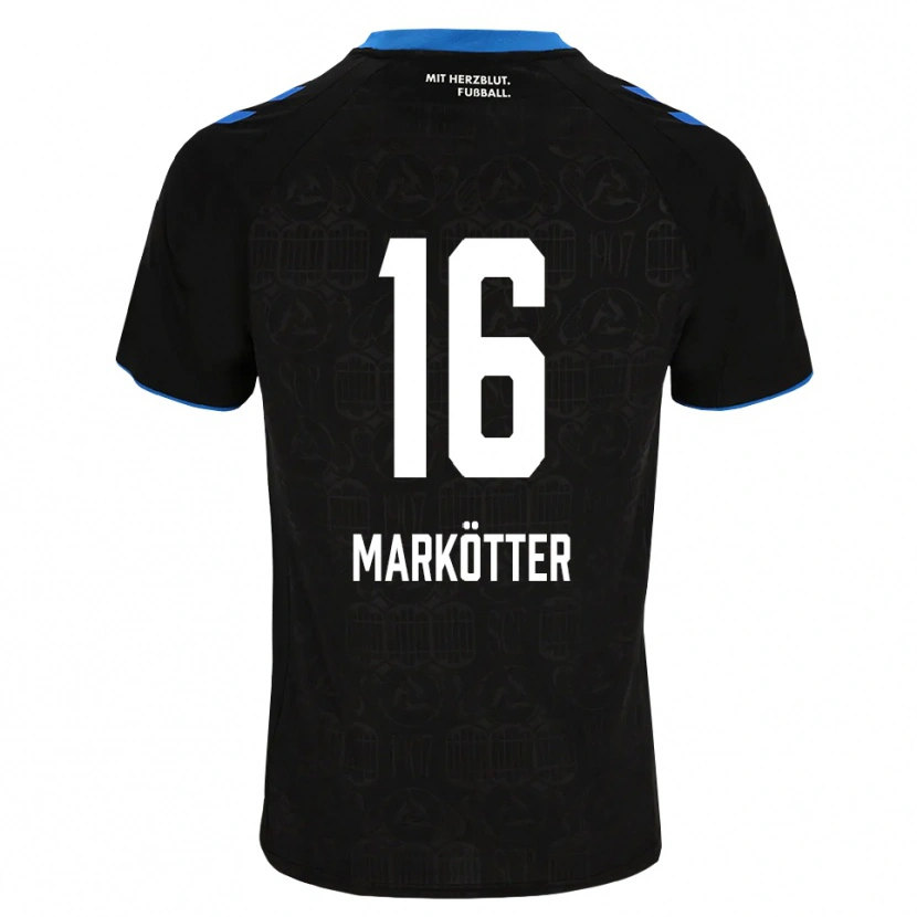 Danxen Herren Jonah Markötter #16 Schwarz Weiß Rot Heimtrikot Trikot 2026/27 T-Shirt Österreich