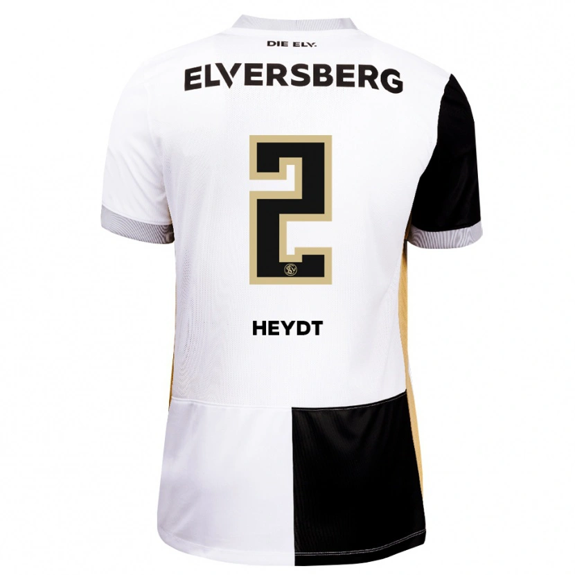 Danxen Herren Robin Heydt #2 Schwarz Weiß Braun Heimtrikot Trikot 2026/27 T-Shirt Österreich