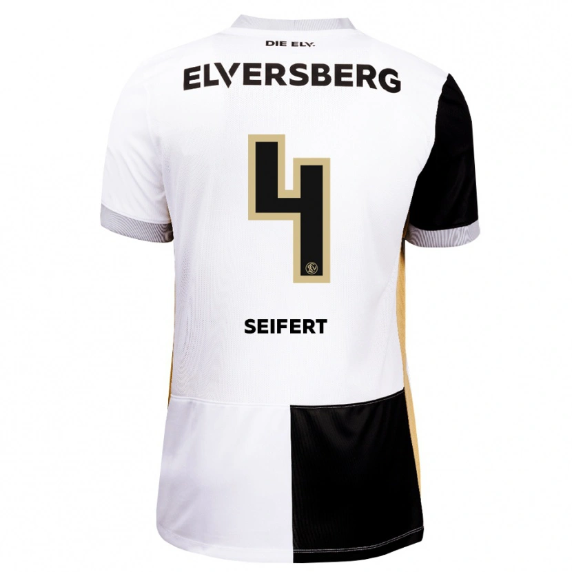 Danxen Herren Luis Seifert #4 Schwarz Weiß Braun Heimtrikot Trikot 2026/27 T-Shirt Österreich