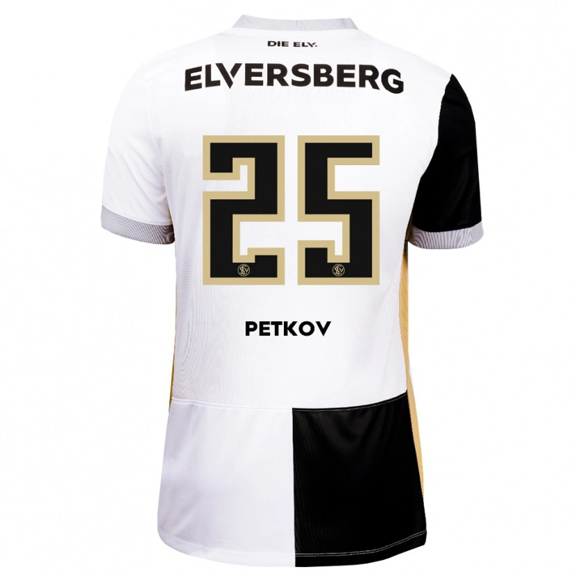 Danxen Herren Lukas Petkov #25 Schwarz Weiß Braun Heimtrikot Trikot 2026/27 T-Shirt Österreich