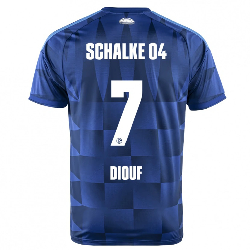 Danxen Herren Salif Diouf #7 Dunkelblau Gelb Weiß Heimtrikot Trikot 2026/27 T-Shirt Österreich