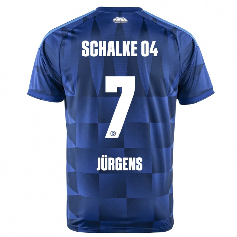 Danxen Herren Celina Jürgens #7 Dunkelblau Gelb Weiß Heimtrikot Trikot 2026/27 T-Shirt Österreich
