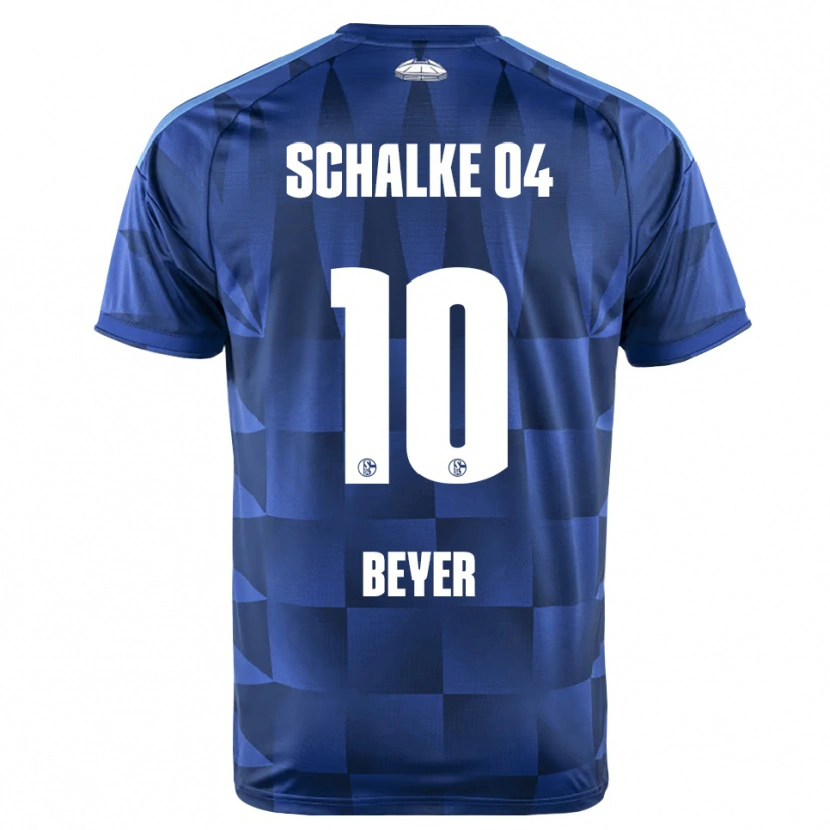 Danxen Herren Pia Beyer #10 Dunkelblau Gelb Weiß Heimtrikot Trikot 2026/27 T-Shirt Österreich