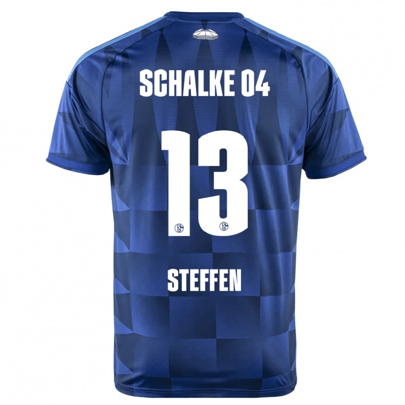 Danxen Herren Kjell Steffen #13 Dunkelblau Gelb Weiß Heimtrikot Trikot 2026/27 T-Shirt Österreich